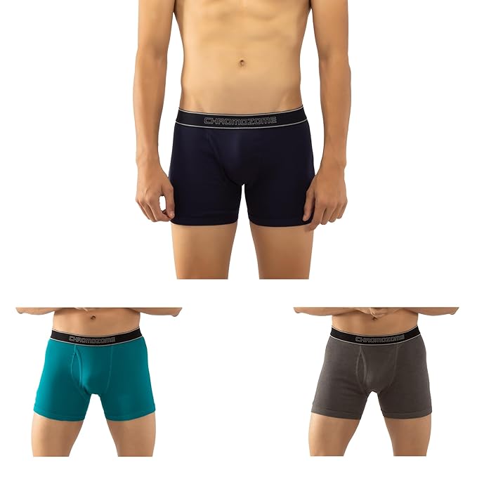 Chromozome Mens Cotton Rib Trunks (Pack of 3)