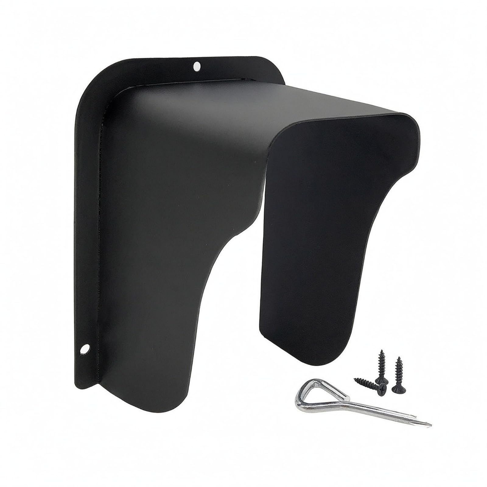 BNF®Matte Black Metal Hooded Doorbell Cover | Weather Guard Rain Cover for Outdoor Entry Chime-picture-22