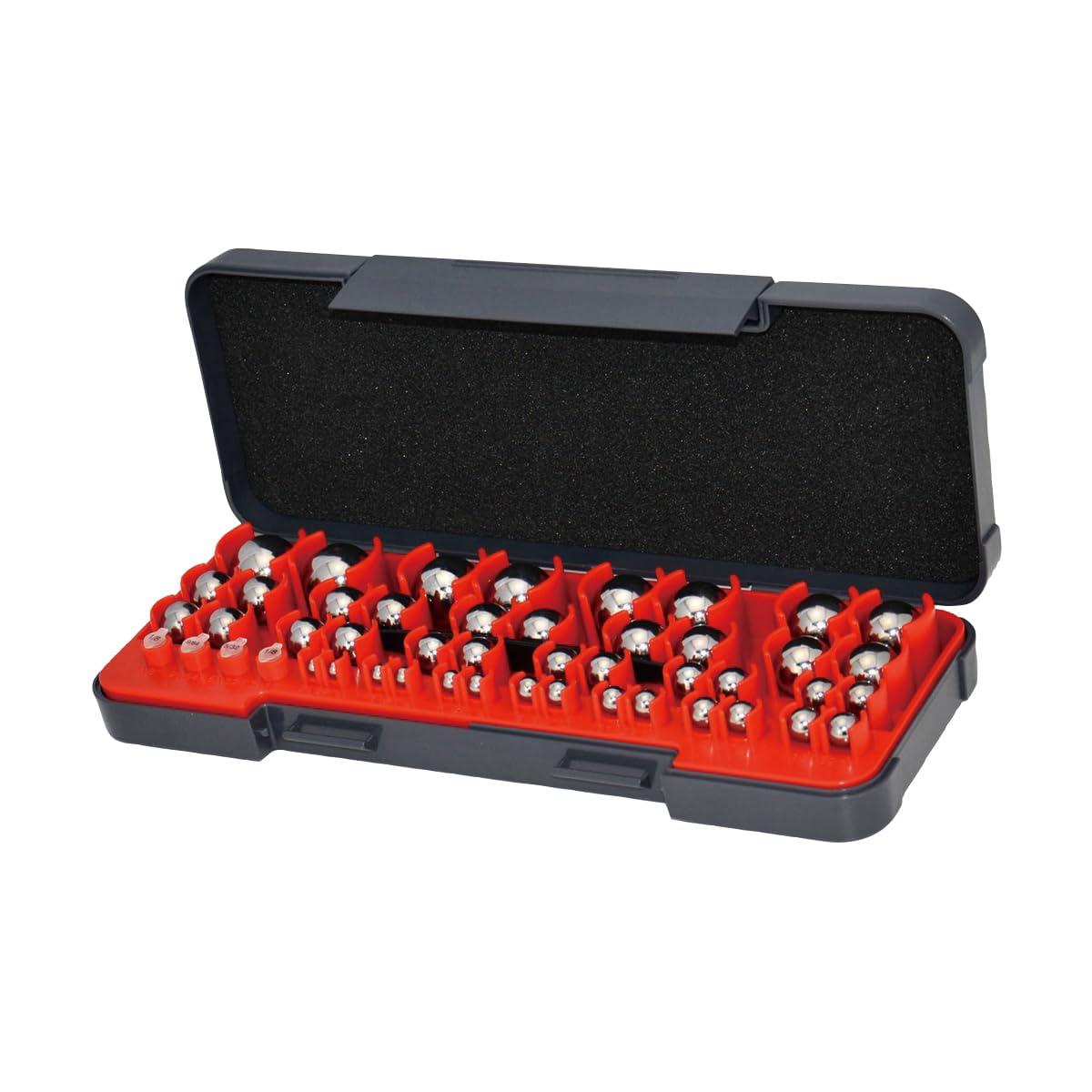 HHIP 4103-3052 50 Piece Precision Steel Gage Ball Set, 1/8-1"