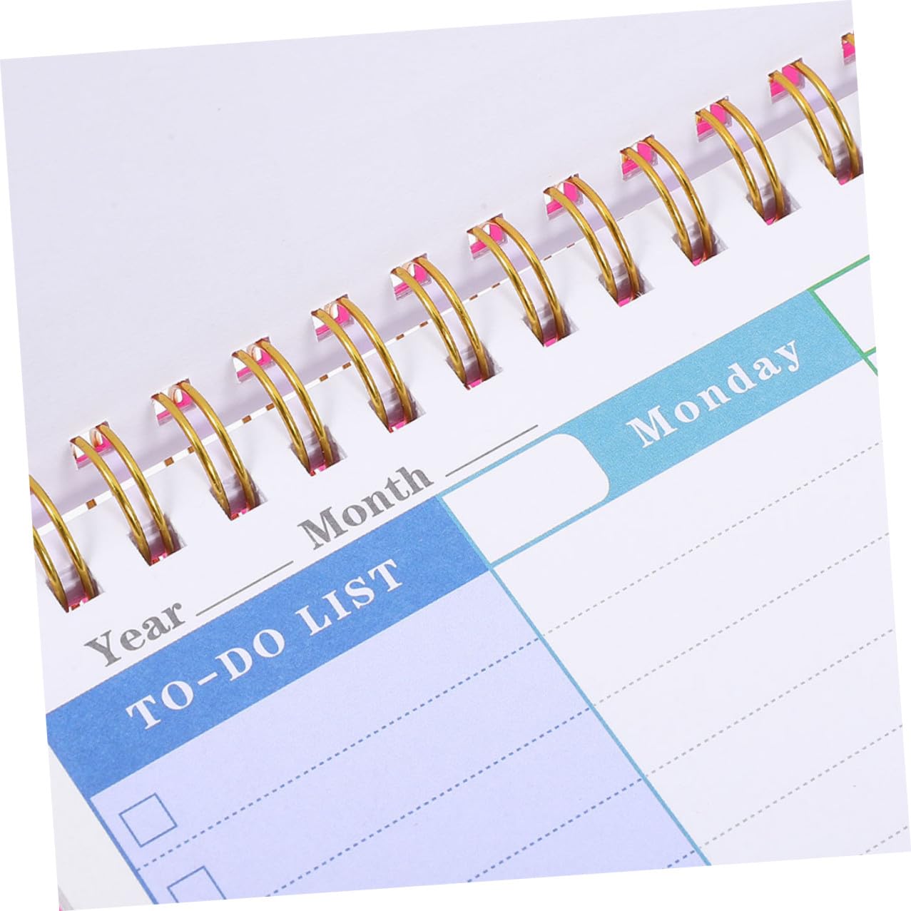 Planificador Organizador Semanal Compacto de 2 Piezas en Papel