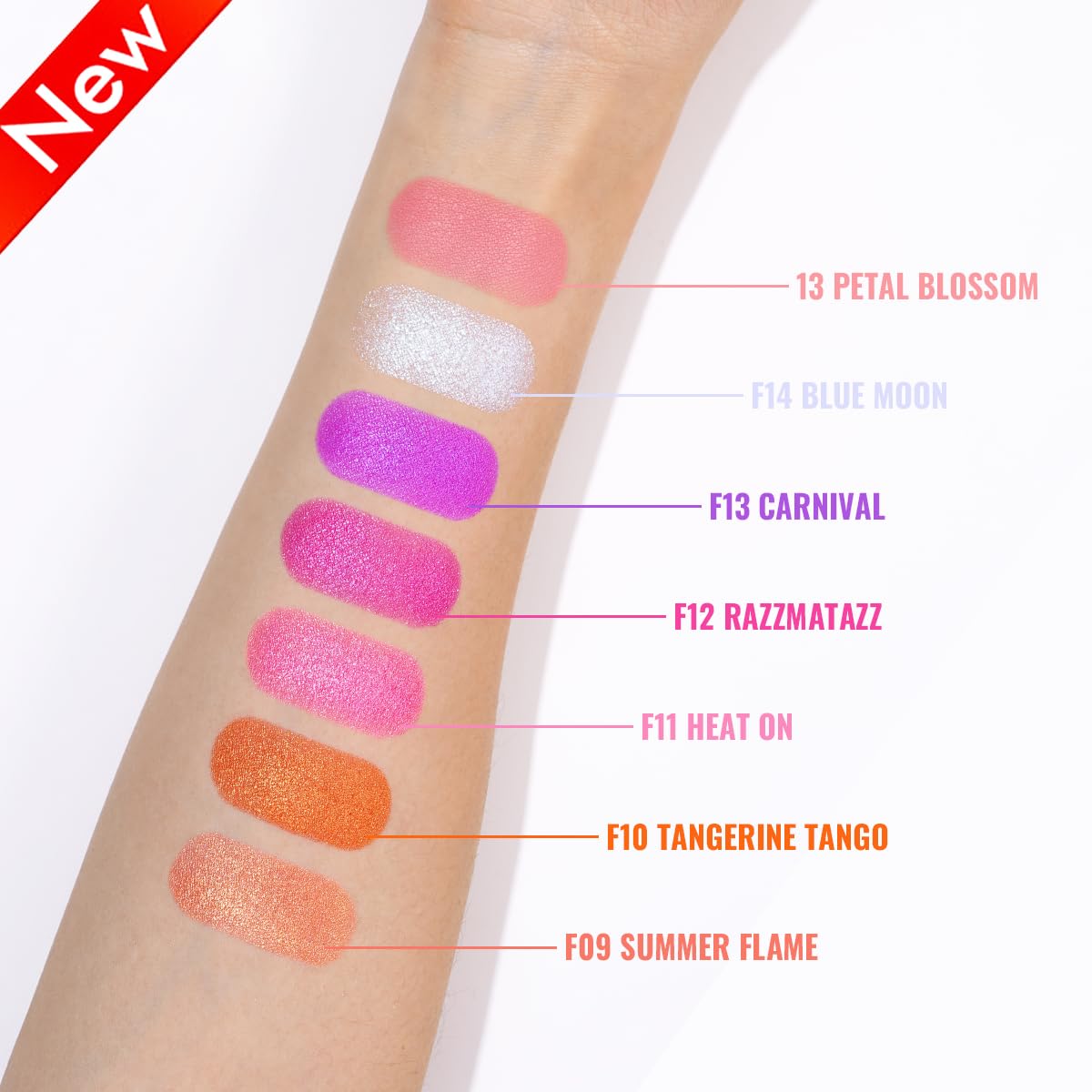 Oulac White Luminisers Blusher for Cheeks Make up Hydrating & Moisturizing Face Blush Glowy - Image 4