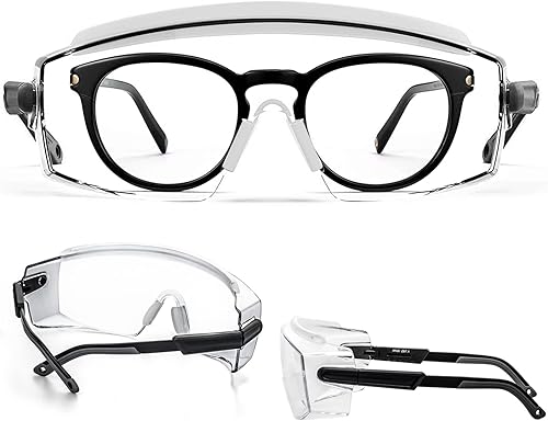 Miniatura 1 de Gafas de seguridad antivaho con protectores laterales, elegantes gafas de seguridad para hombres y mujeres, gafas protectoras transparentes