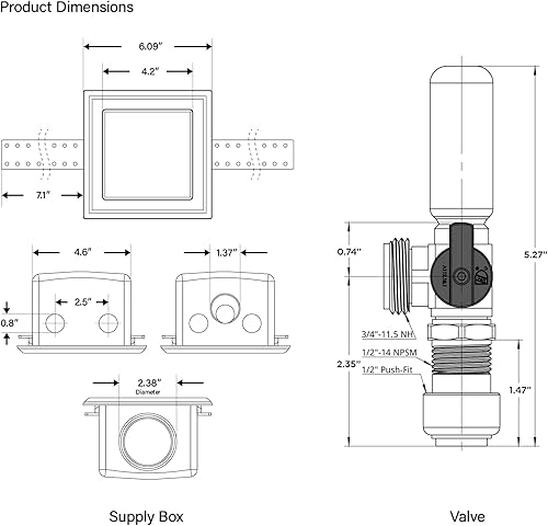 Miniatura 9 de TC342-SI - Caja de salida de lavadora doble entrelazada con pararmartillos, prensa de 12 pulgadas, ABS blanco