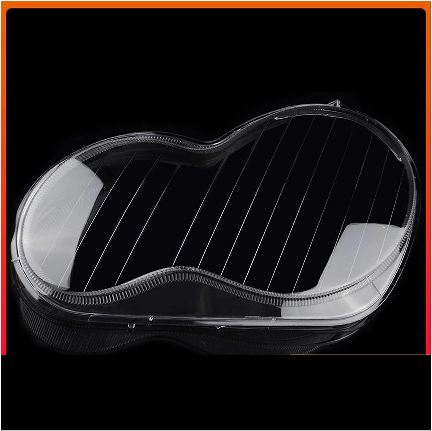 Car Headlight Assemblies Left/Right Car Front Headlight Lens Cover For Mercedes For Benz C-Class W203 4-Doors C180 C200 C230 C260 C280 2001-2007 Headlight Assembly(Left)
