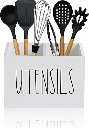 Miniatura 6 de Soporte para utensilios, organizador de utensilios para encimera, organizador de utensilios de granja para encimera de cocina, espátula, soporte