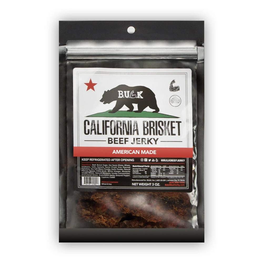 B.U.L.K California American Made Beef Carnivores Jerky