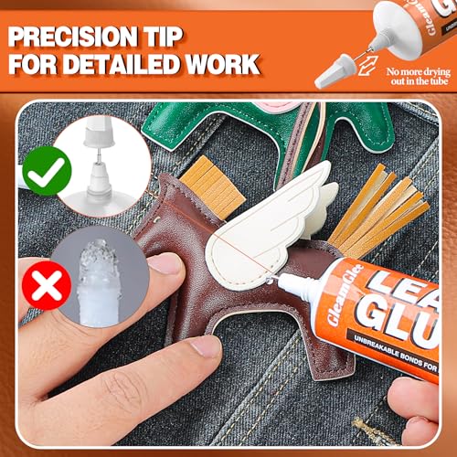 Leather Glue with Metal Tip 2.1 fl oz