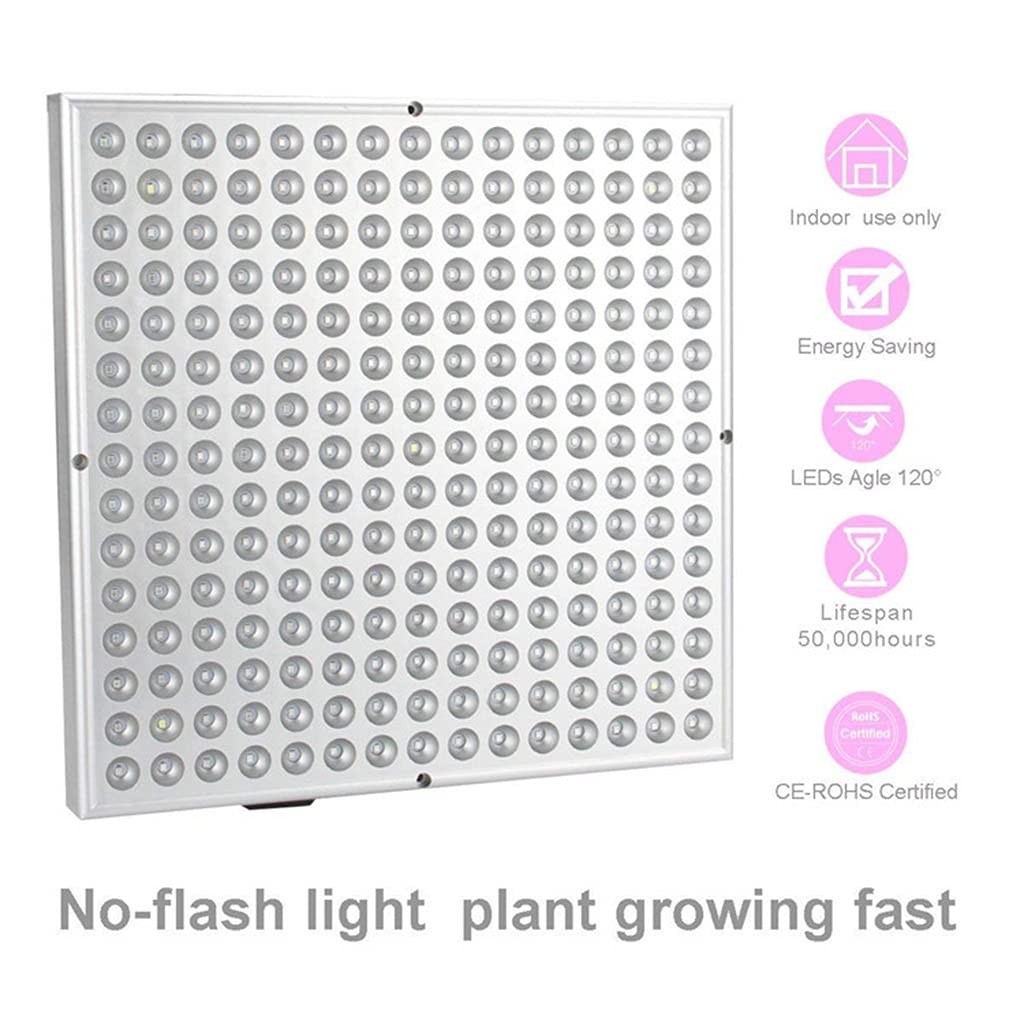Luces de Cultivo LED para Plantas de Interior,Luces de Planta de Espectro Completo,Lámpara de Cultivo de Panel de 45W,para Plántulas de Invernadero Hidropónico