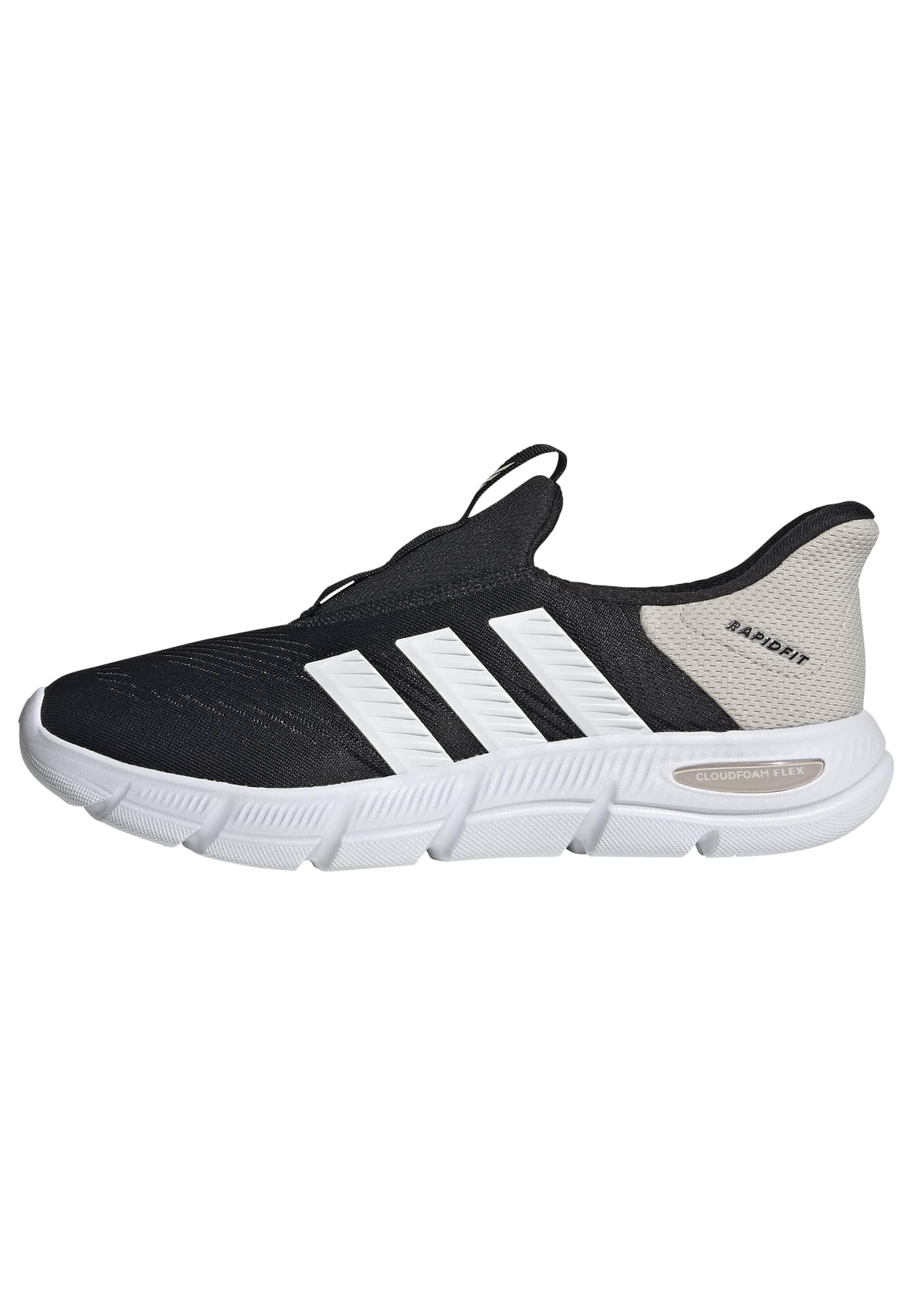 adidas Women's Cloudfoam Flex Slip ON Shoes, core Black/FTWR White/Wonder Alumina, 8 UK