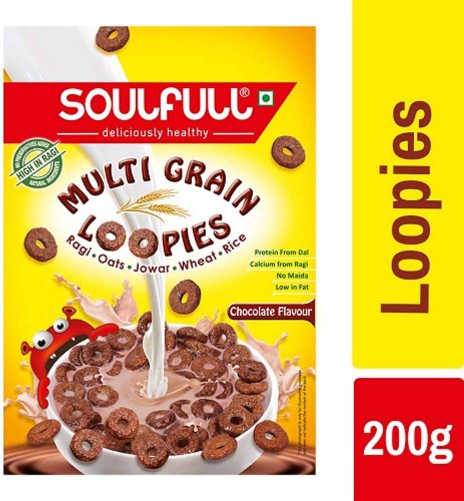 Tata Soulfull Multigrain Choco Loopies, 200g