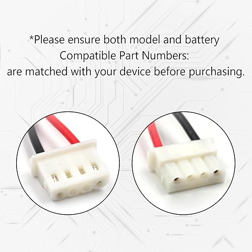 Miniatura 4 de Paquete de 2 baterías Ni-MH de 7.2 V 1800 mAh de repuesto para iRobot Braava 320, iRobot Braava 321, Mint 4200, Mint 4205, Robot limpiador de suelos