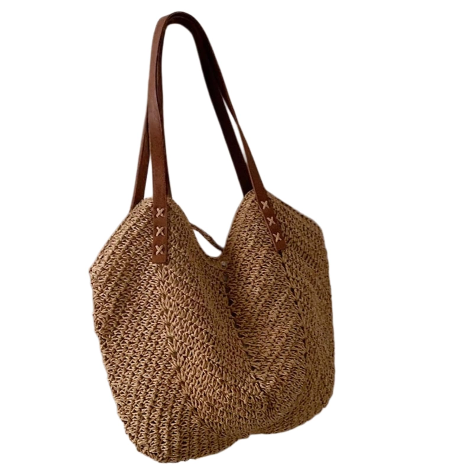 EBZFASO Straw Tote Bag