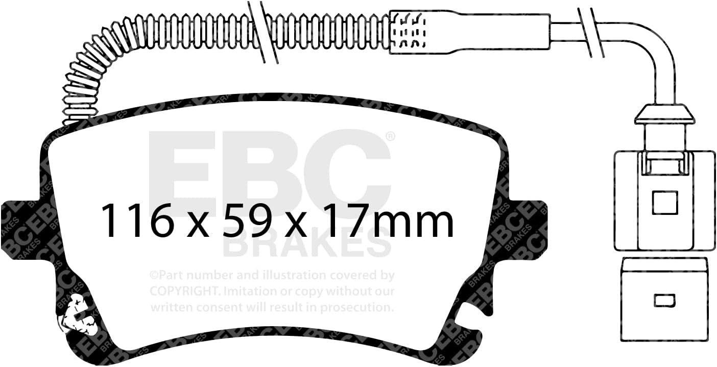 EBC Brakes DP21470 Greenstuff 2000 Series Sport Brake Pad