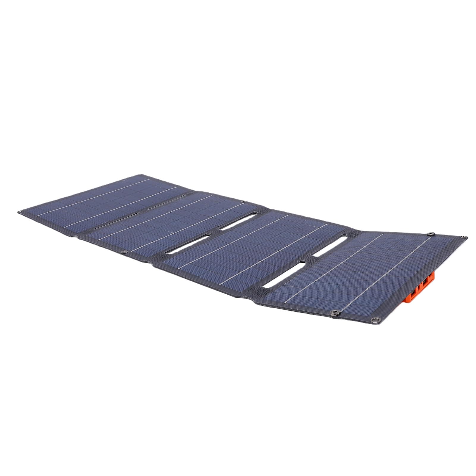 Fockety Panneau Solaire Portable, Panneau Solaire Pliant 12 V 5 V à Rapide 80 W Double Sortie USB Chargeur Solaire Pliable Monocristallin pour Le Camping Pêche en Camping-Car