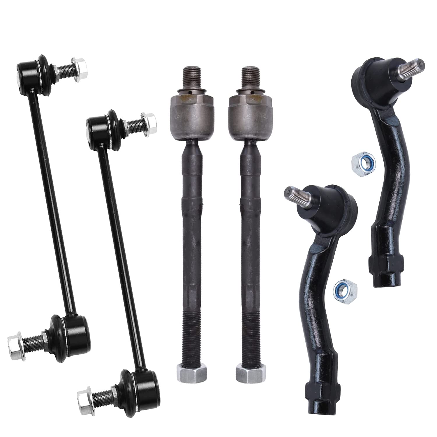 【中古】 センターバレー 新品 Detroit Axle AWD Front Lower Control Arms Ball Joints