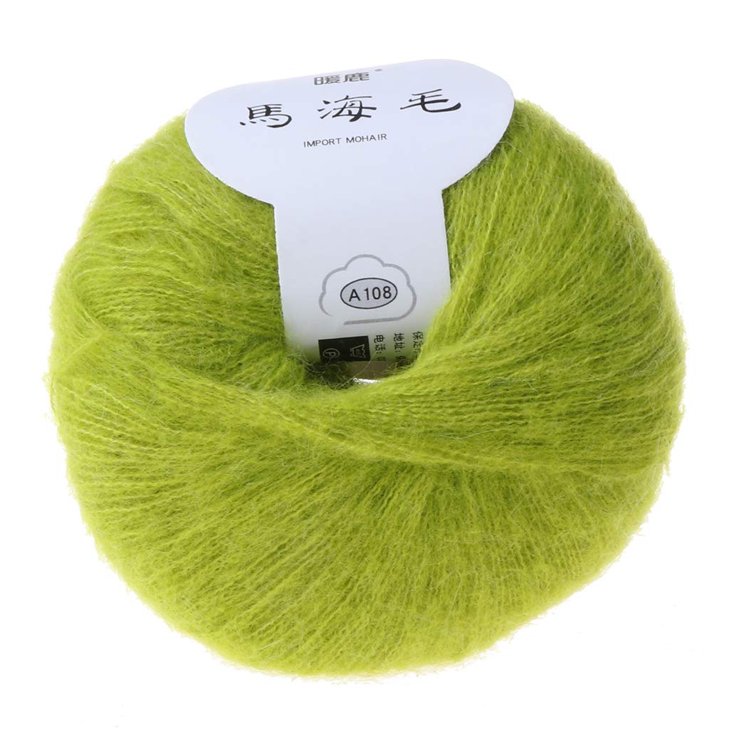Mohair Cashmere,Mohair Yarn Soft Cashmere Knitting Wool Yarn Crochet Thread Supplies for Sweater Making Processing Crafts