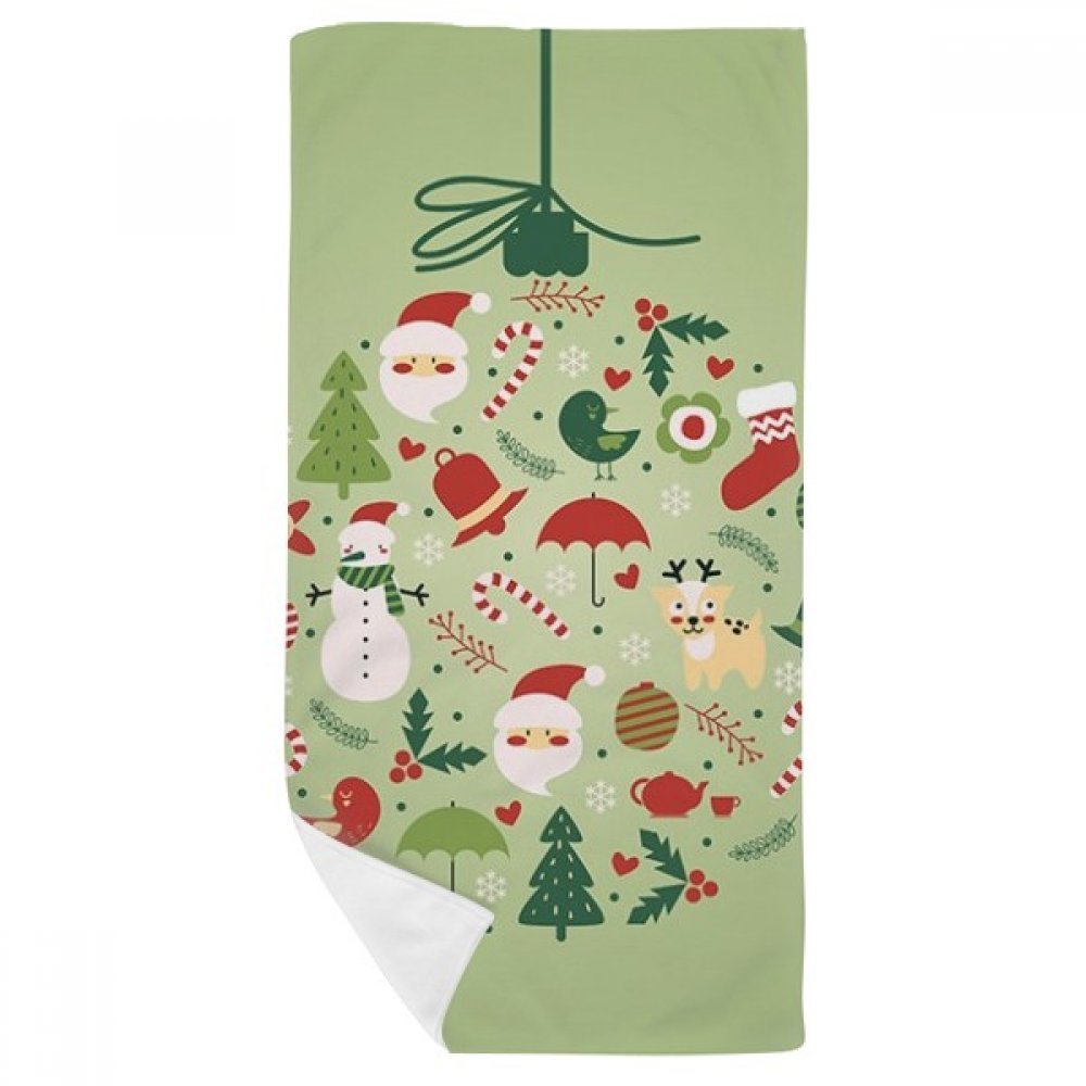 Bonhomme de neige serviette de bain 35x70 cm idée cadeau pour invités et fêtes