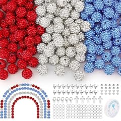 White, Light Blue & Red