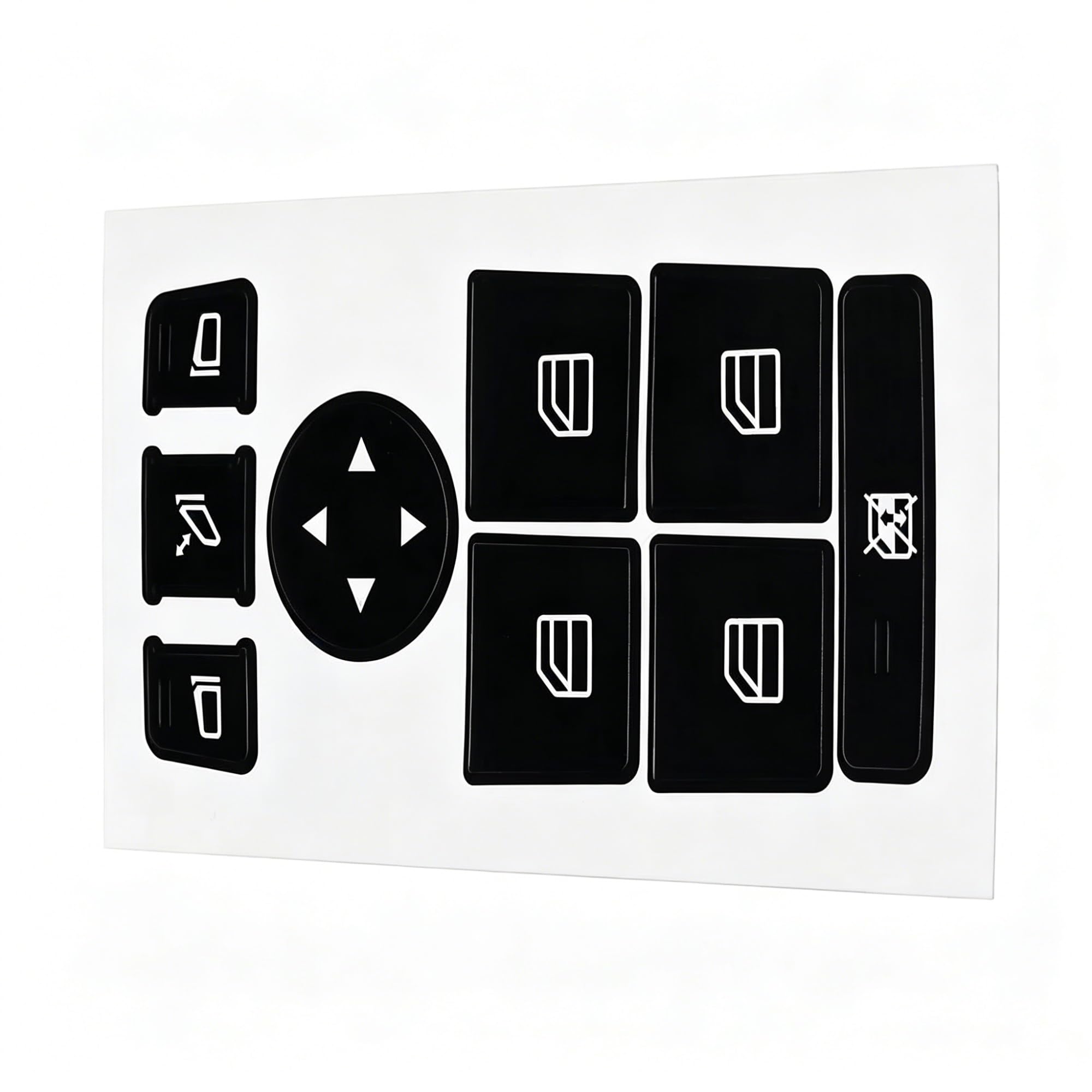 Mrsatxhpm One Color Car Button Stickers Compatible With Benz W204 C300 C350