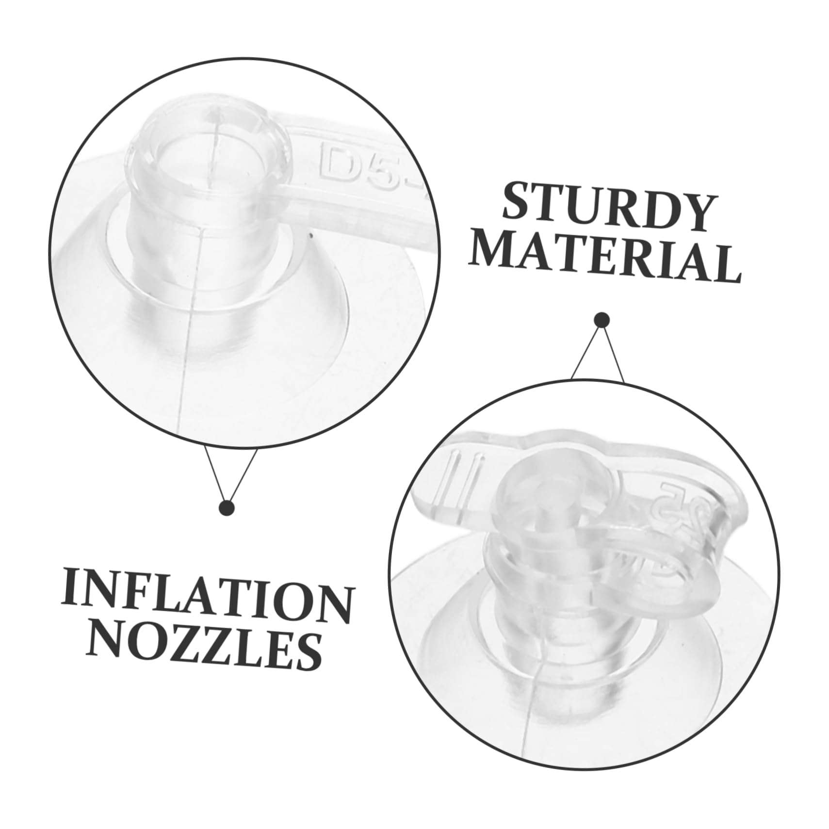 ifundom Luftpumpendüsen PVC Adapter Für Aufblasbare Matratzen Wechseln Gute Dichtung Kompatibel Mit Verschiedenen Ventilen Tragbar Und Leicht