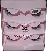 Cílios Postiços, Modelo Gatinha, 3 Pares, Estilo Natural, Acabamento Premium, Alongar Parte Externa - Maquiagem SSabrina Sato