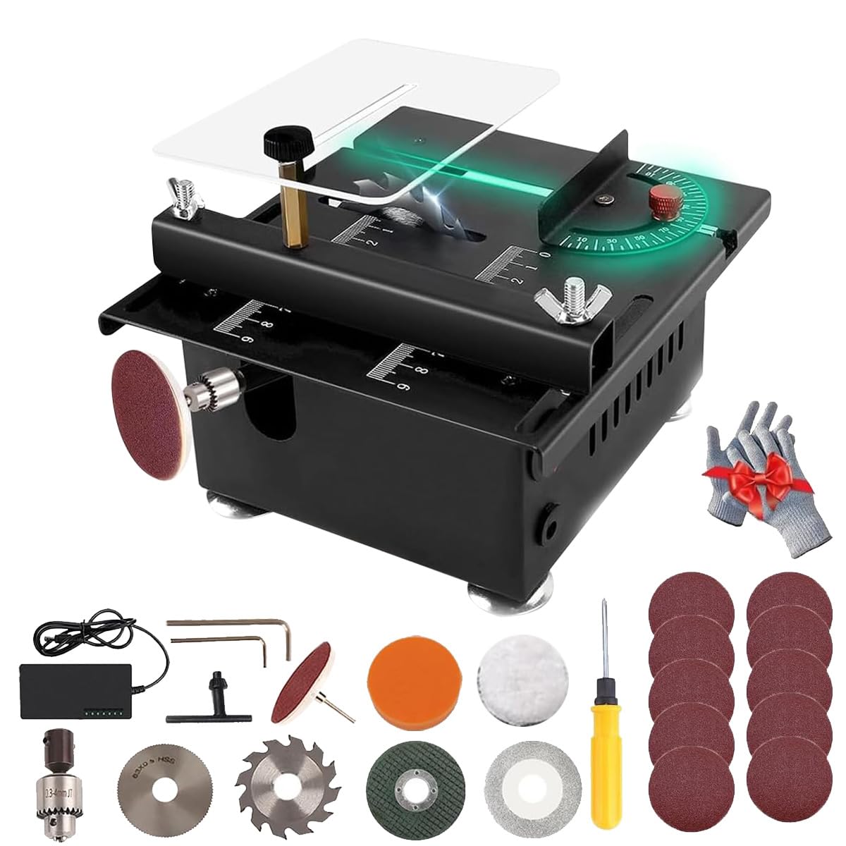 Mini Razorblade Cutting Machine Key Cutting Machine Multifunction T5 Mini Precision Small Table Saw ...