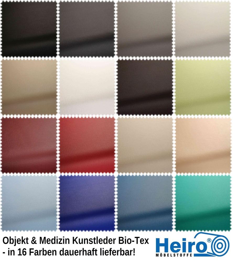 Objekt & Medizin Kunstleder Bio-Tex - schwer entflammbar B2 - Biokompatibilität - Desinfektionsmittelbeständig (Taupe)
