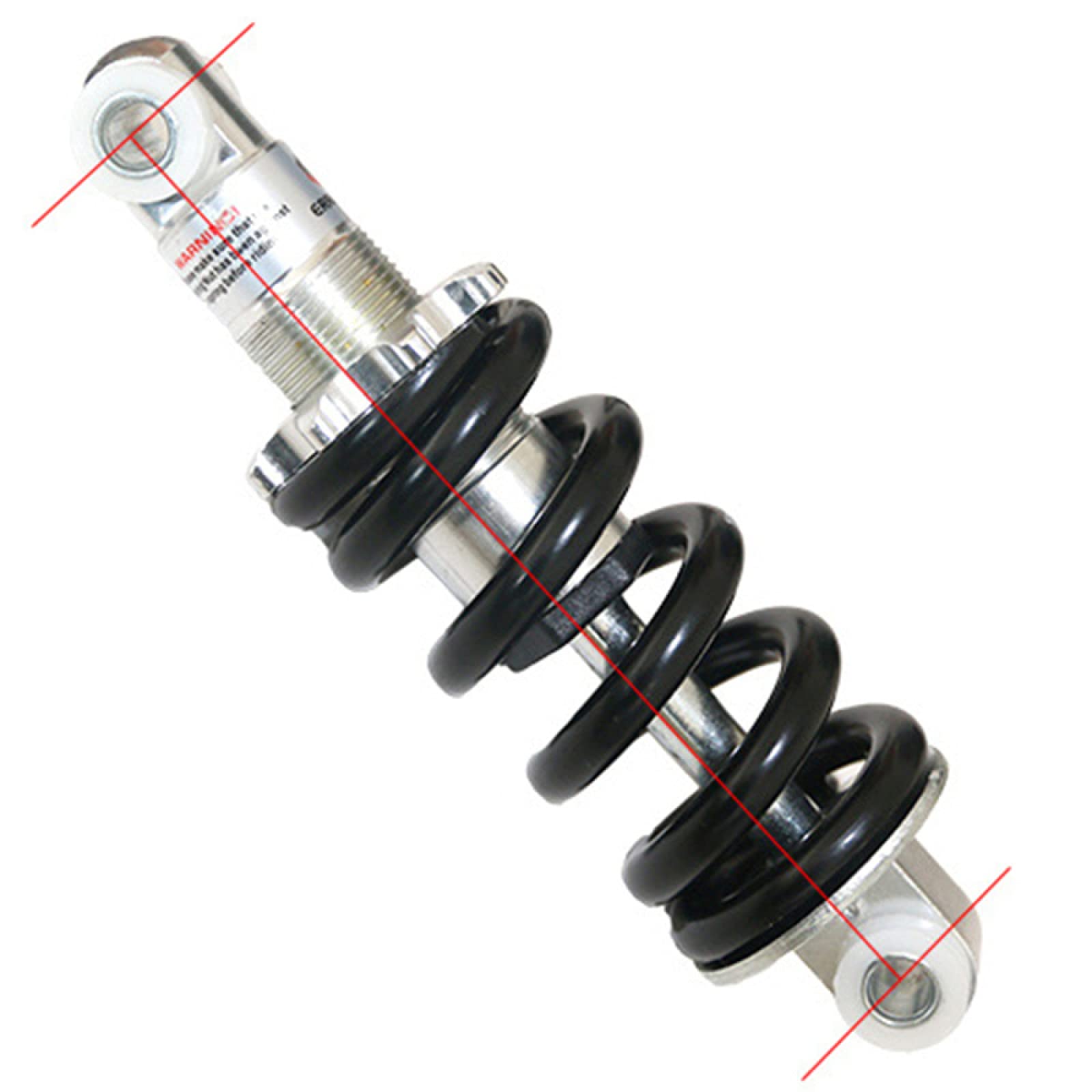 135mm MTB Federabsorber, Mountainbike Shock Spring Faltbare Fahrradteile Gelten für Elektrofahrräder Mountain Wheel Chair Bike Damper