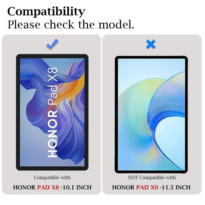 Image of Unbreakable Screen Protector Guard for HONOR Pad X8 10.1 inch Tablet, |1 Pack| 9H Flexible PET Film, HD Clear, Anti-Scratch, Bubble-Free (Not a Tempered Glass)