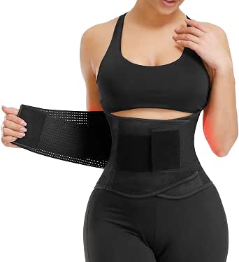 Waist Trainer Traspirante Per Donna – Cintura Modellante Con Ganci Regolabili Per Ogni Giorno E Sport