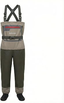 Kylebooker Breathable Neoprene Stockingfoot Fishing Chest Wader