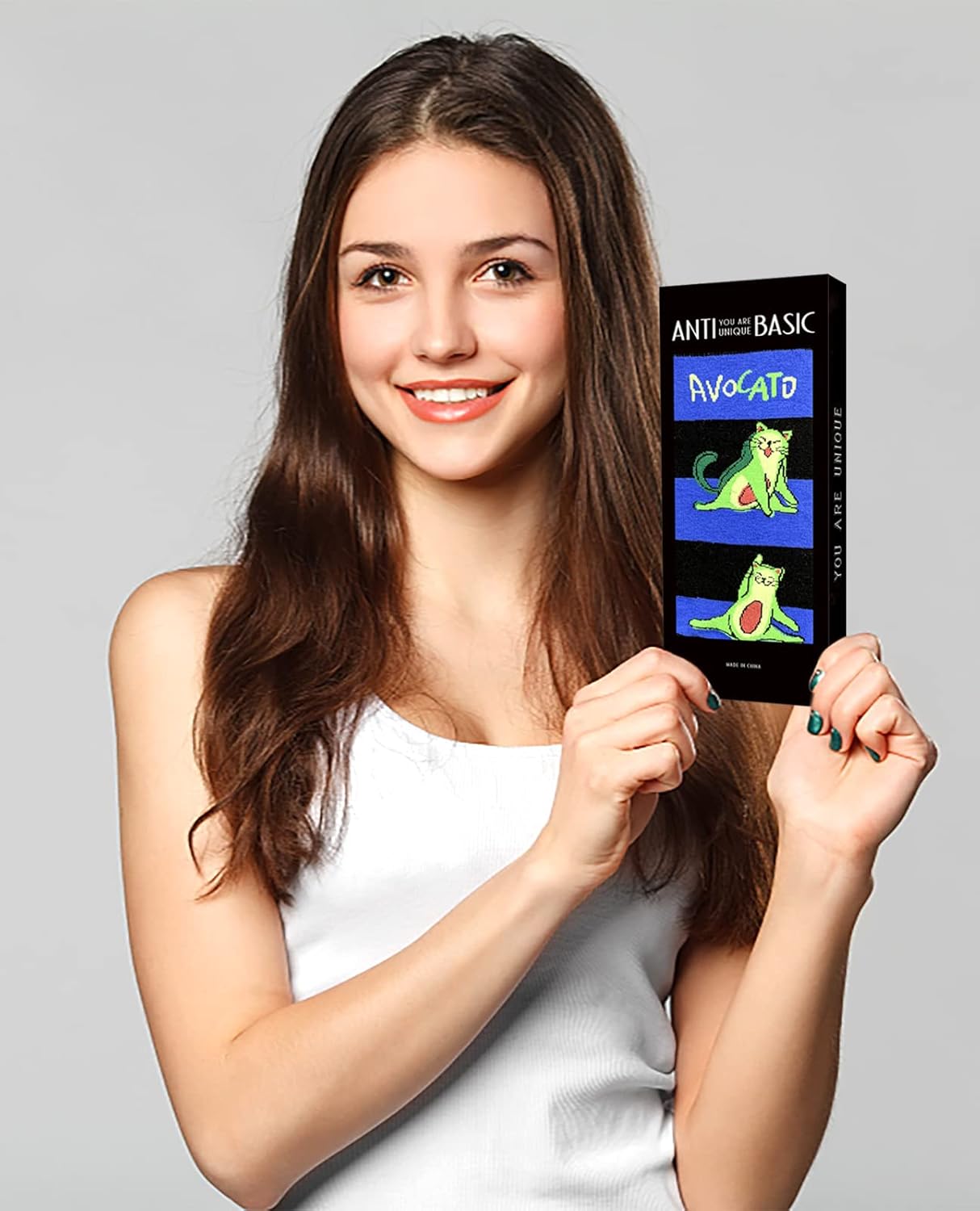 ANTI BASIC Novelty Cat Socks Gift for Women(fits Women shoe size 6-12) - Image 9