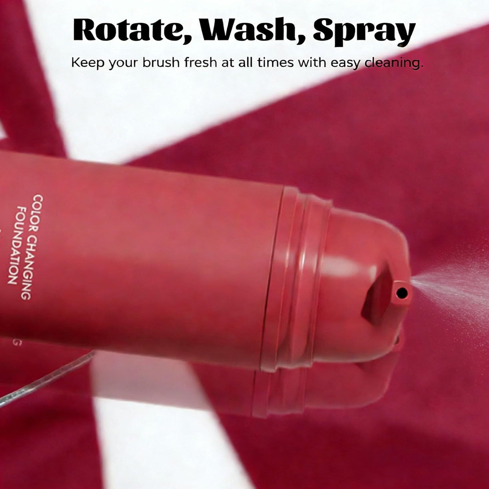 Korean style Color Changing Foundation, Full Coverage Long-Lasting Flawless Makeup for All Skin Types (1PCS) - 4