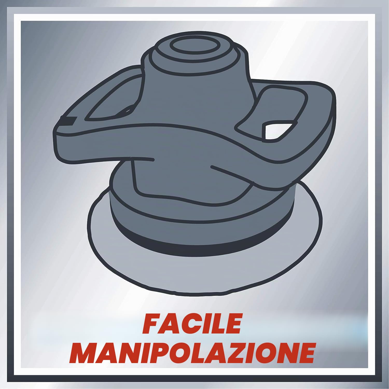 Einhell CC-PO 90 Lucidatrice per Auto con Platorello da 240 mm, 90 W, 3700 Rpm, Rosso