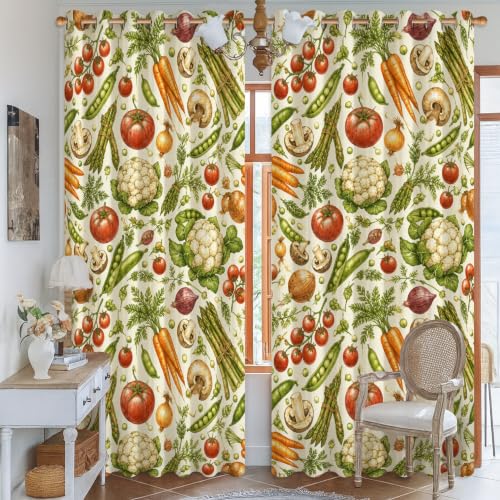 Rideaux occultants thermiques vert chou-fleur pour bloquer la lumière du salon - 3