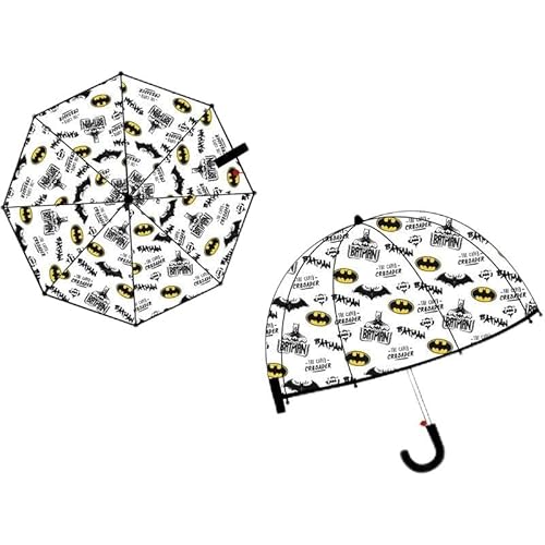 Suncity Parapluie automatique 48 cm transparent Batman, Couleur, único, décontracté