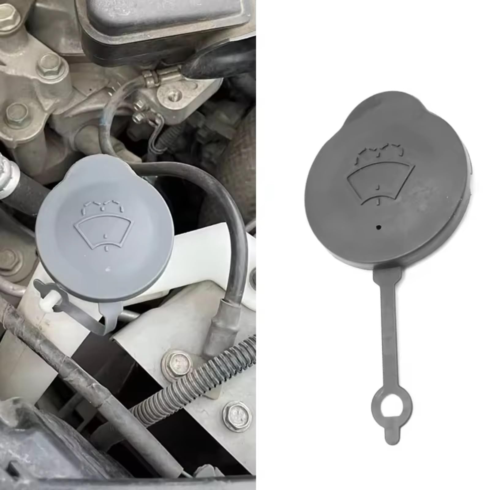Pokrywa zbiornika płynu do spryskiwaczy szyb Nissan Micra K13 i March K13 (2011–2022), numer części 28913-1HA3A