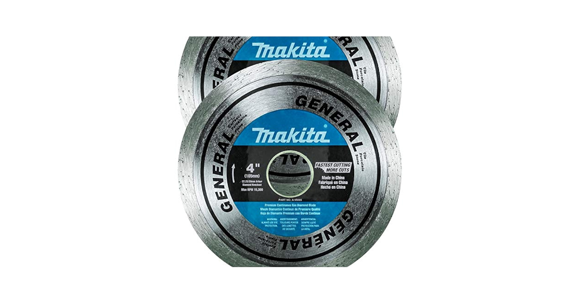Makita 2 Pack - 4” Continuous Diamond Blades For 4”+