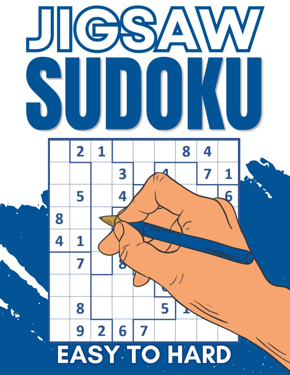 Jigsaw Sudoku : The Irregular Challenge: 300 Unique Irregular Region Puzzles for Brain Training | Easy to Hard with Solutions