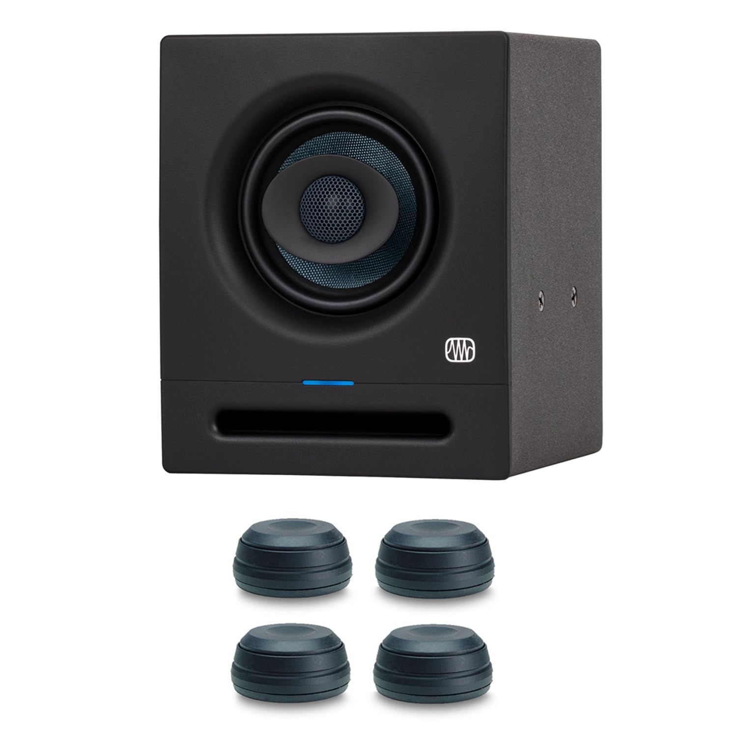 PreSonus Eris Pro 4 - Monitor de estudio activo con altavoces con pies keepdrum