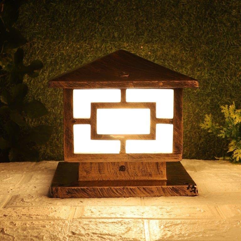 Image of ELIANTE Gate Lights | 3 Years Warranty | Free - LED LAMP (Amber - Small)