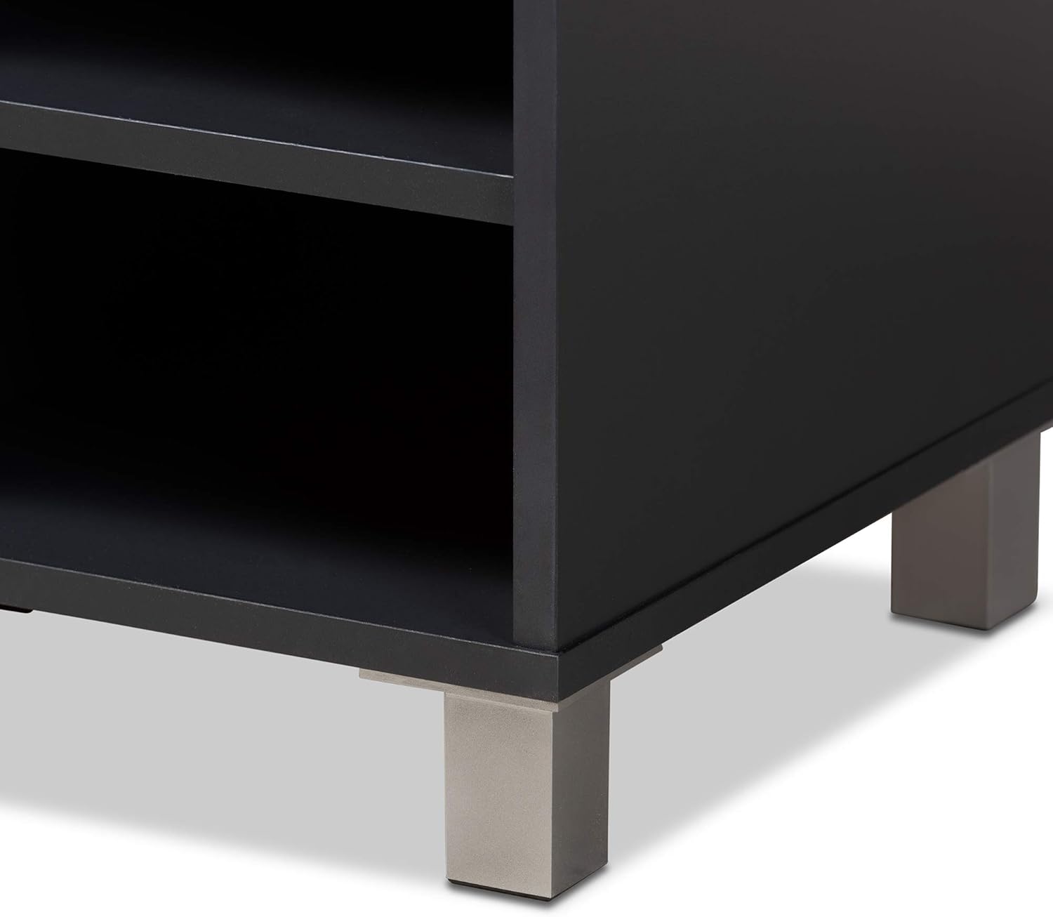 Baxton Studio Shoe Cabinet, Gray