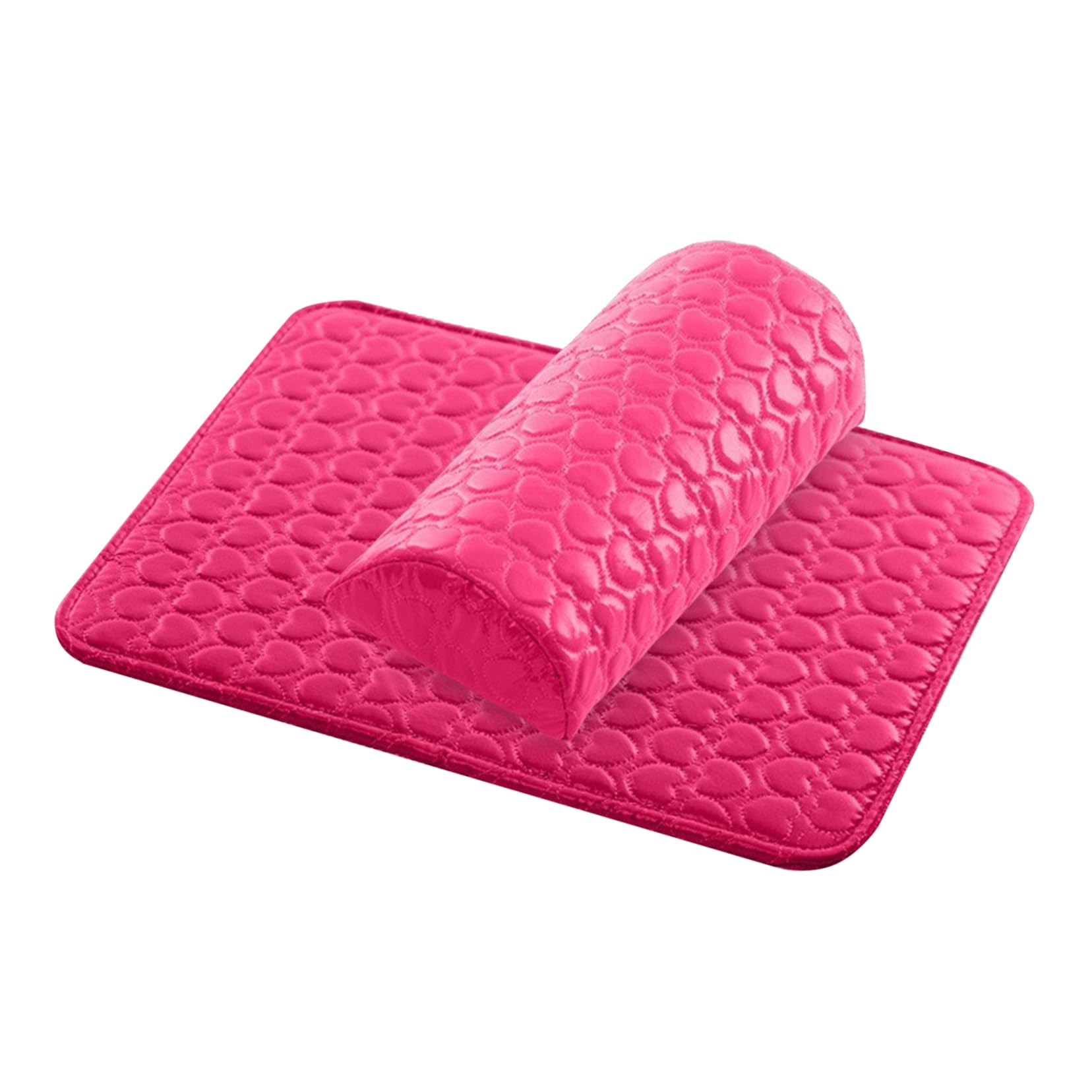 FOMIYES Set 2 Pezzi Cuscino e Tappetino Per Manicure, Accessorio Per Nail Art e Bellezza Unghie, Supporto Solido e Portatile Per Centri Estetici e Uso Domestico