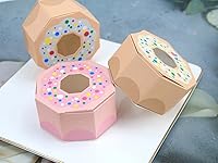 Vista 7 de 30 mini cajas de papel de regalo de bricolaje, pequeñas cajas de dulces para bodas, despedidas de soltera, baby shower, decoraciones de fiesta