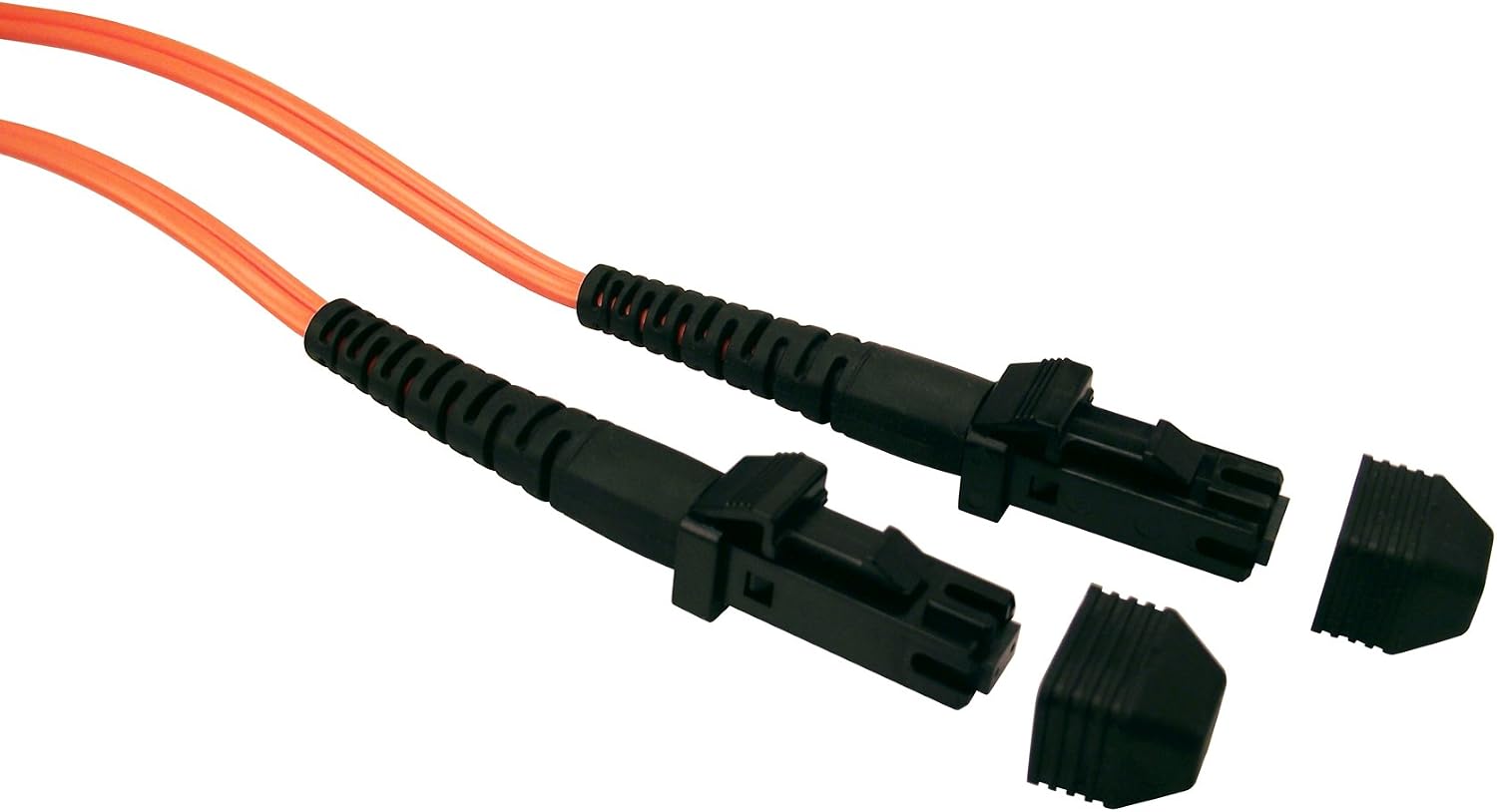 Shaxon FCLCLCQ05M, LC to LC Duplex Multimode 50/125 10 Gigabit Fiber Optic Patch Cord - Aqua PVC Zip Cord, 5 Meters