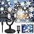 Christmas Snowflake Projector Lights Outdoor, Waterproof Snowflake LED Lights for Christmas, Festivals, Weddings, Parties, Home and Garden Landscaping