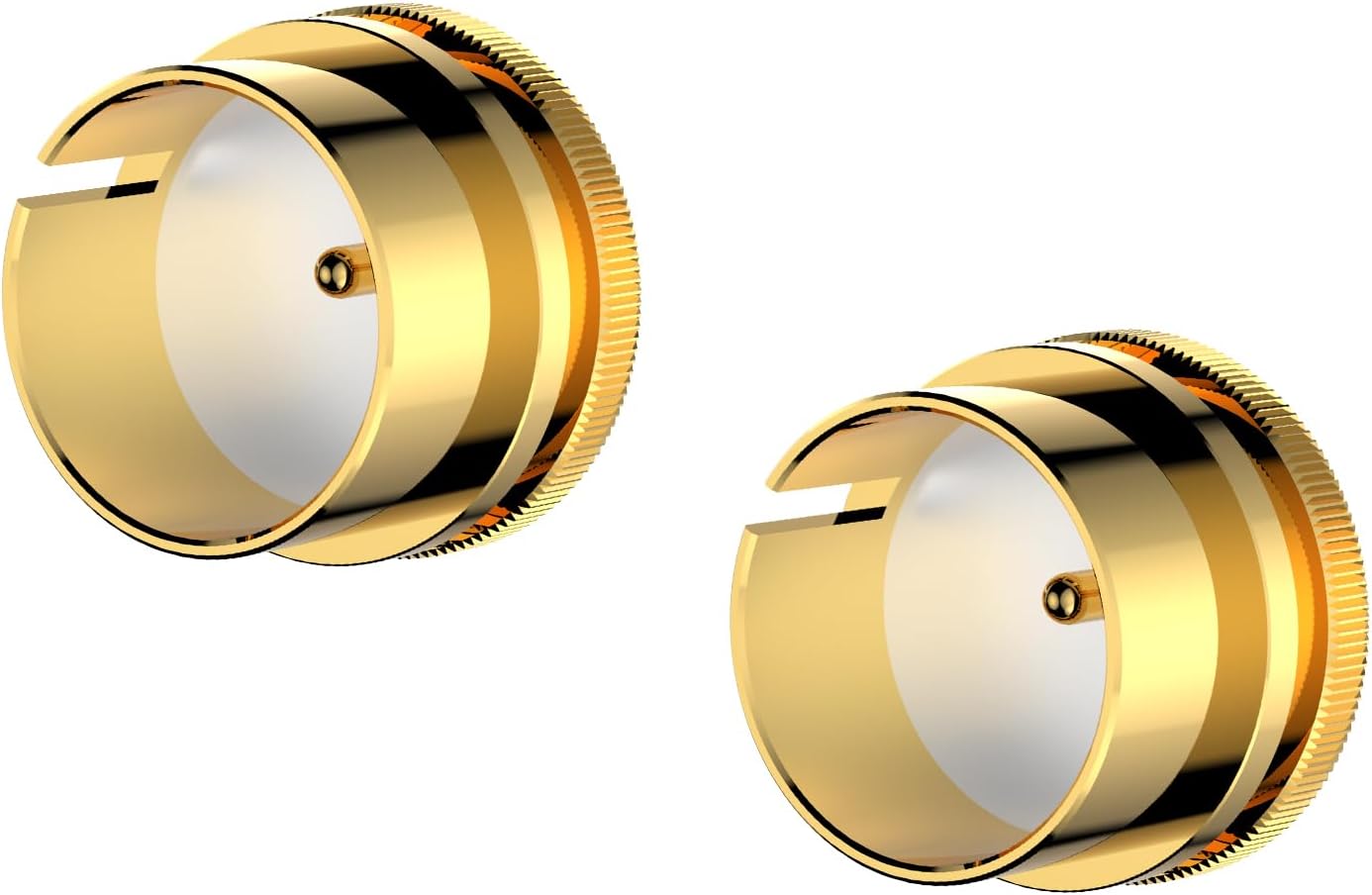 Viborg 2X Male XLR Dust Caps Gold-Plated PTFE Insulated Noise-Reducing Protective Covers