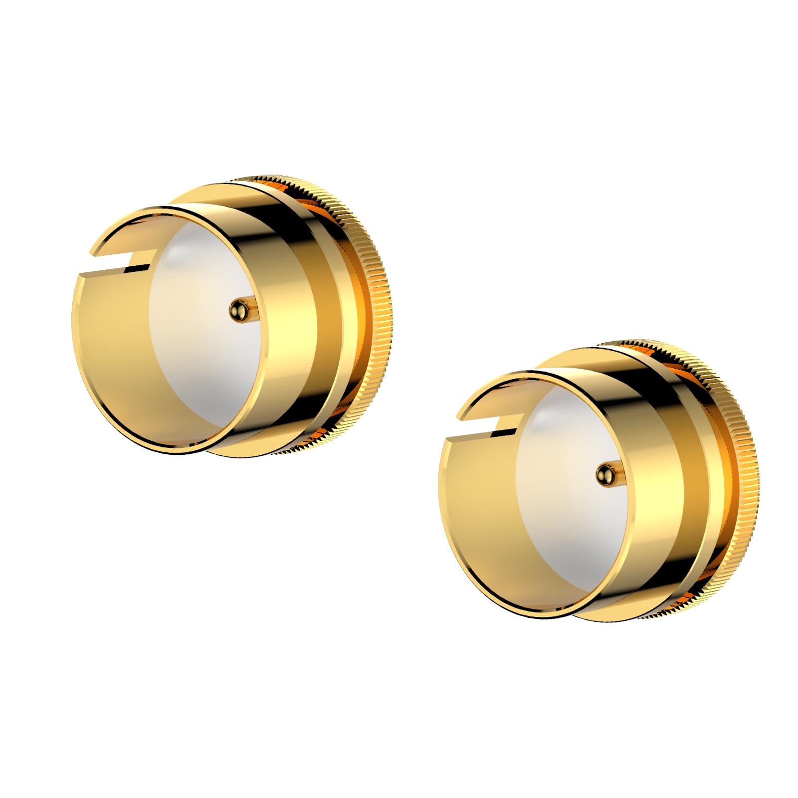 Viborg 2X Male XLR Dust Caps Gold-Plated PTFE Insulated Noise-Reducing Protective Covers