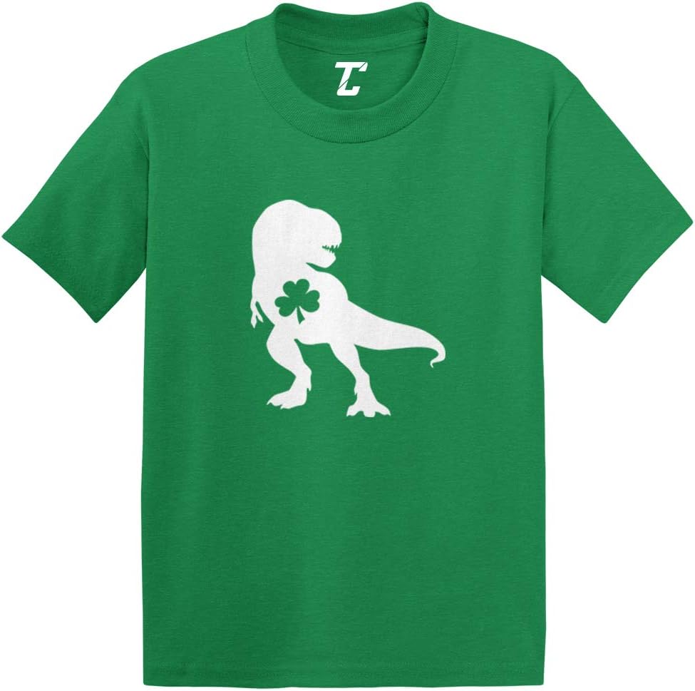 T Rex Shamrock - Dinosaur Clover Infant/Toddler Cotton Jersey T-Shirt