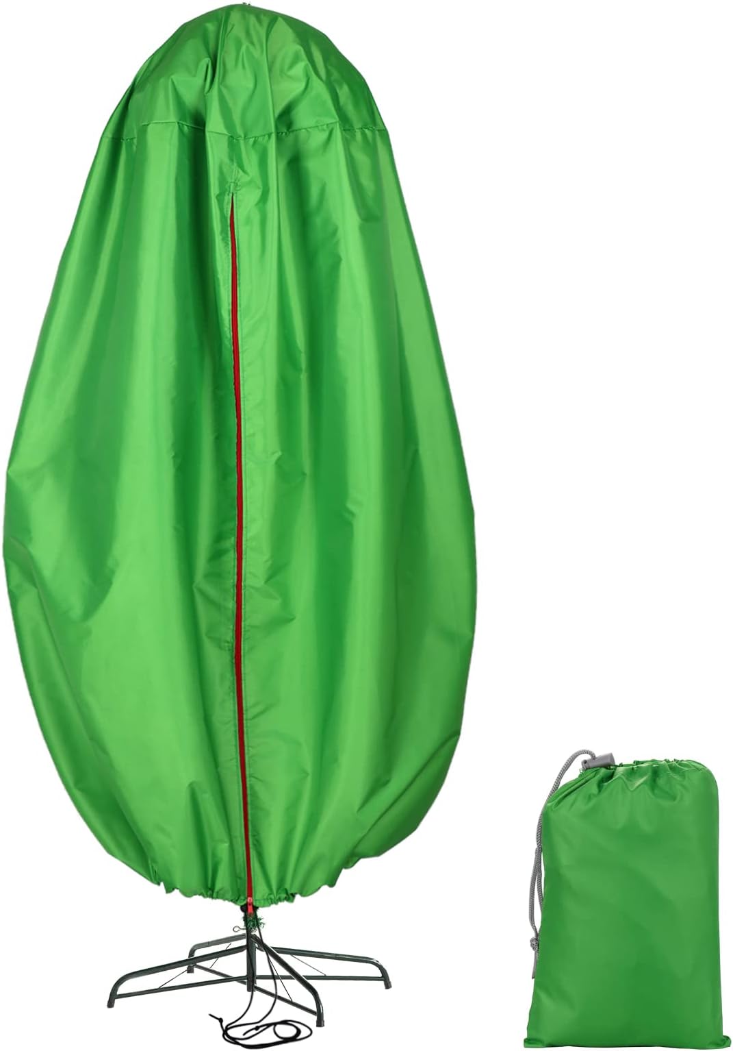 SMLJFO Upright Christmas Tree Storage Bag with Drawstring Fits Up to 6ft Tree, Waterproof Dust-proof Christmas Tree Storage Cover for Your Artificial Tree Standing